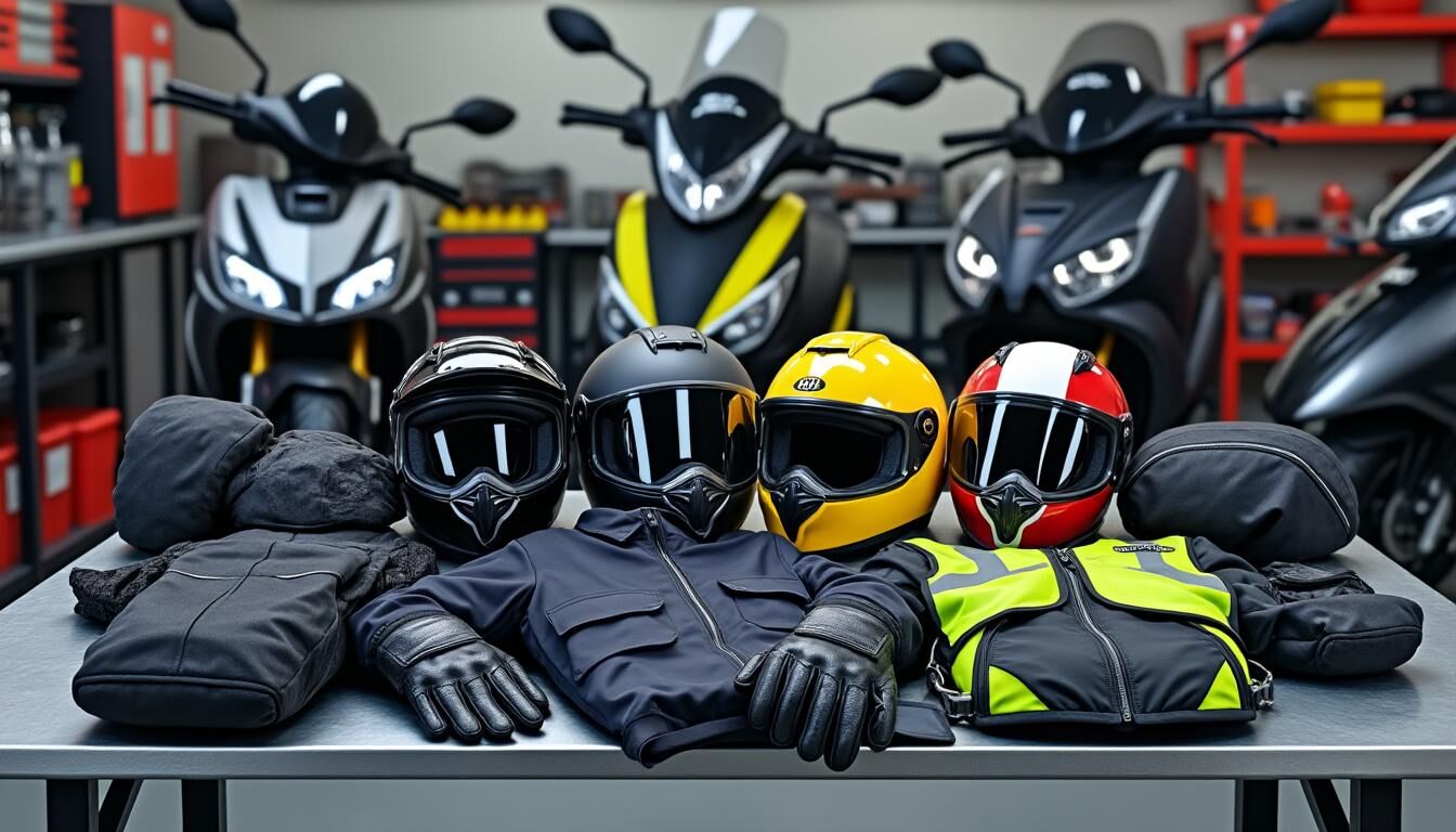 Découvrez notre large sélection d'accessoires pour scooters et équipements pour cyclomoteurs. Améliorez votre expérience de conduite avec des produits de qualité, allant des casques aux sacoches en passant par des systèmes de sécurité. Roulez en toute sécurité et style avec nos indispensables pour deux roues.