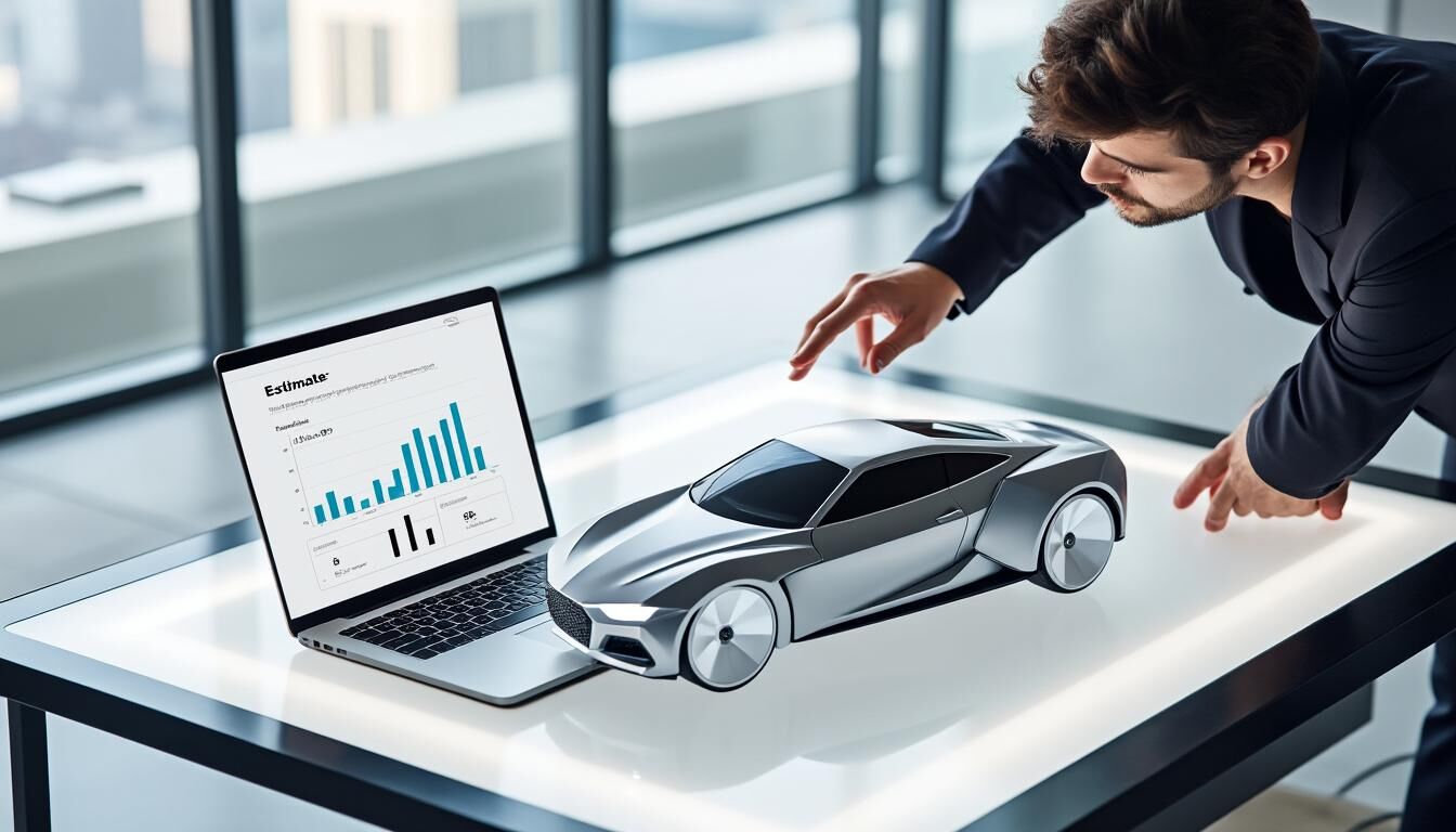 Découvrez notre service d'estimation du prix de votre voiture grâce à Geometrie. Obtenez rapidement un devis en ligne pour connaître la valeur de votre véhicule et bénéficier de conseils personnalisés.